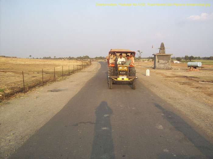 District-Indore, Package No-1702, Road Name-Gari Piplia to Ambamoliya